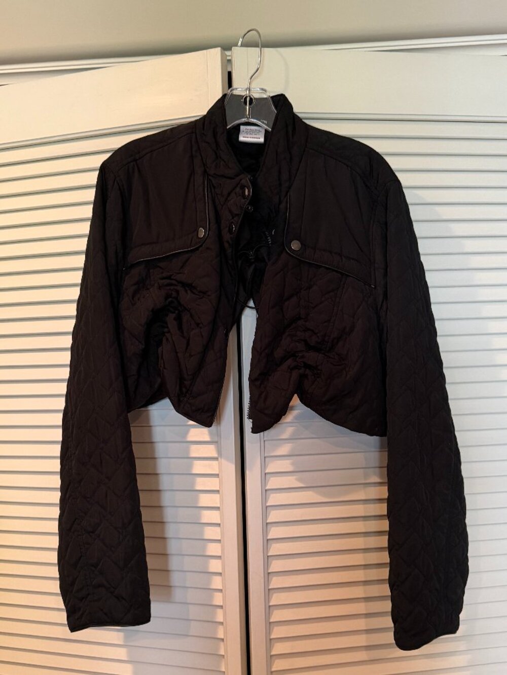 SARA O ROBINSON Cropped Jacket Size S